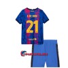 Virallinen Fanipaita + Shortsit FC Barcelona Frenkie de Jong 21 Kolmas Pelipaita 2021-22 - Lasten